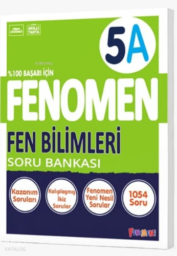 Fenomen Yayınları 5. Sınıf Fen Bilimleri A Soru Bankası | Kolektif | F