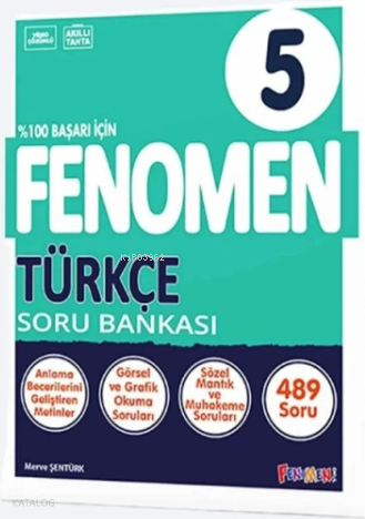 Fenomen Yayınları 5. Sınıf Türkçe Soru Bankası | Kolektif | Fenomen (H