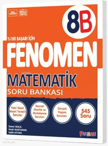 Gama Fenomen 8.Sınıf Matematik Soru Bankası | Kolektif | Gama Basım Ya