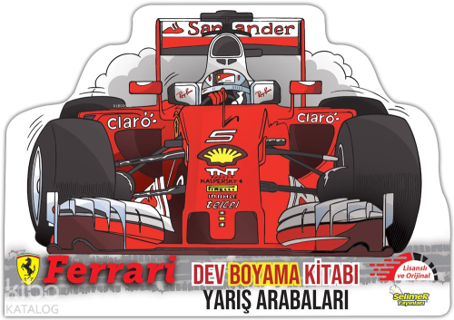 Ferrari Dev Boyama Yarış Arabaları