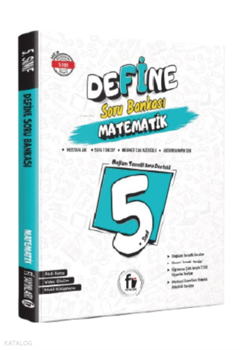 Fi Yayınları 5. Sınıf Define Matematik Soru Bankası
