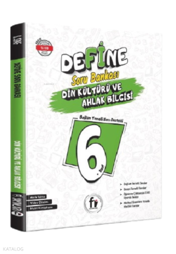 Fi Yayınları 6. Sınıf Define Din Kültürü Soru Bankası