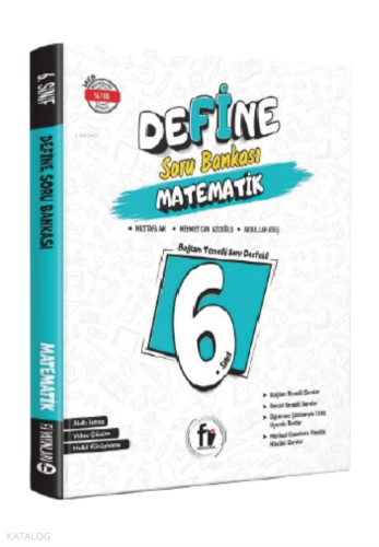 Fi Yayınları 6. Sınıf Define Matematik Soru Bankası