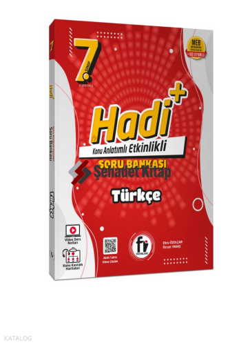 Fi Yayınları 7. Sınıf Hadi Türkçe Konu Anlatımlı Etkinlikli Soru Bankası