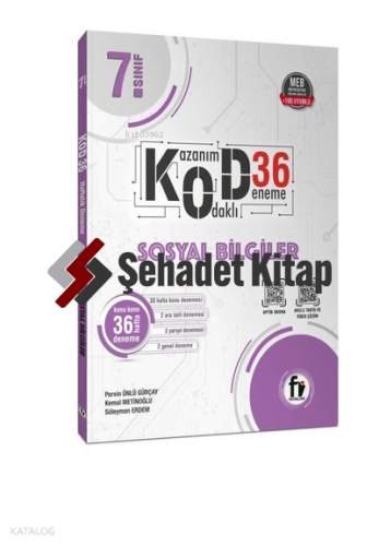 Fi Yayınları 7.sınıf Sosyal Bilgiler Kod 36 Deneme | Kolektif | Fi Yay