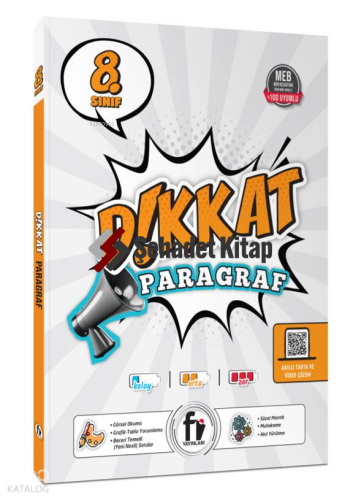 Fi Yayınları 8. Sınıf Dikkat Paragraf Soru Bankası