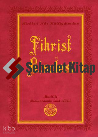 Fihrist Risalesi (Büyük Boy) | Bediüzzaman Said Nursi | Tenvir Neşriya