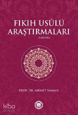 Fıkıh Usulü Araştırmaları