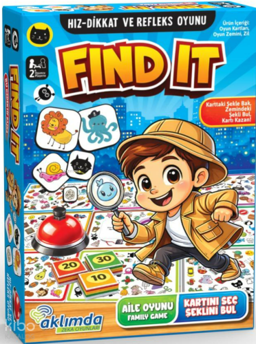 Find It - Dedektif Oyunu | Kolektif | Aklımda Zeka Oyunları