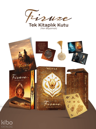 Firuze 1: Kehribar Ateşi (Kutulu - Yan Boyamalı) | Mehsa | Ephesus Yay