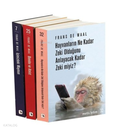 Frans de Waal Seti 3 Kitap Takım - Hediyeli