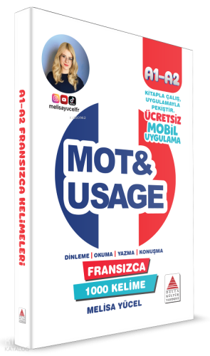 Fransızca A1-A2 Kelimeleri | Melisa Yücel | Delta Kültür Yayınevi