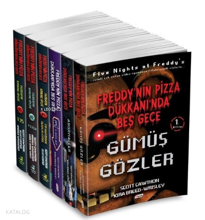 Freddy Pizza Dükkanı Seti - 6 Kitap Takım