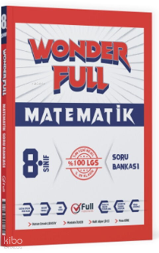 Full Matematik 8. Sınıf LGS Wonder Full Matematik Soru Bankası | Kolek