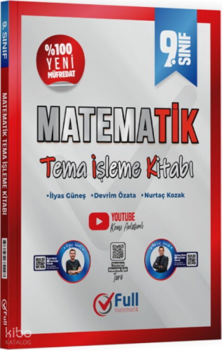 Full Matematik 9. Sınıf Matematik Tema İşleme Kitabı | İlyas Güneş | F