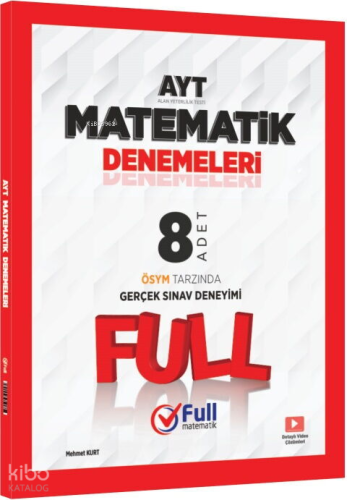 Full Matematik Yayınları AYT Matematik 8'li Deneme | Mehmet Kurt | Ful