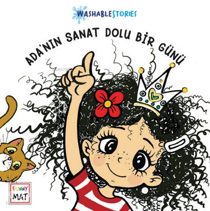 Funny Mat Yıkanabilir Hikaye Kitabı Ada’nın Sanat Dolu Bir Günü | Kole