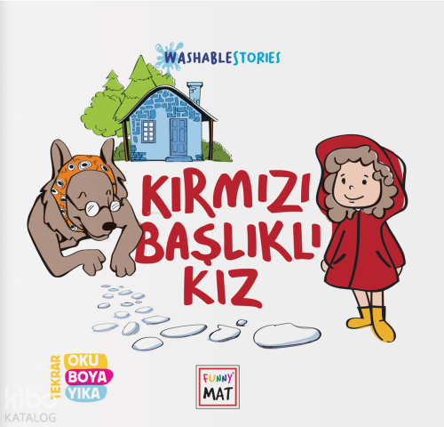 Funny Mat Yıkanabilir Hikaye Kitabı Kırmızı Başlıklı Kız | Kolektif | 