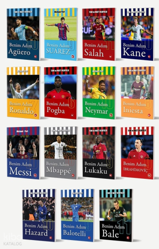 Futbolcular Serisi Seti - (15 Kitap) | Kolektif | Beyaz Balina Yayınla