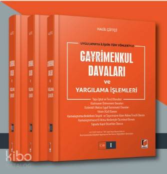 Gayrimenkul Davaları ve Yargılama İşlemleri (Uygulamaya İlişkin Tüm Yönleriyle)