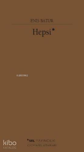 Geceyarısı Kitapları Hepsi | Enis Batur | Sel Yayıncılık