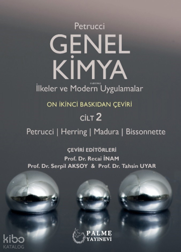 Genel Kimya 2. Cilt - İlkeler ve Modern Uygulamalar (Petrucci) | Ralph