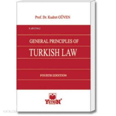 General Principles Of Turkish Law