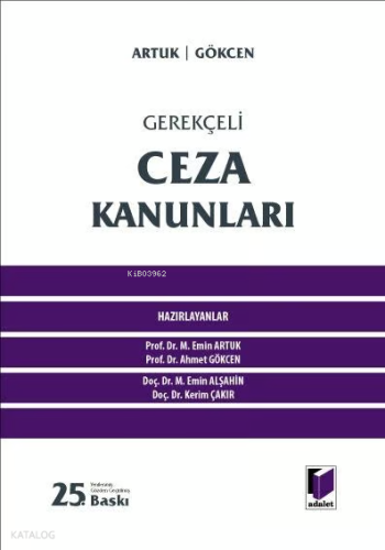 Gerekçeli Ceza Kanunları