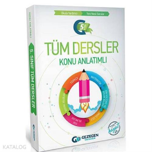 Gezegen 5. Sınıf Tüm Dersler Konu Anlatımlı | Kolektif | Gezegen Yayın