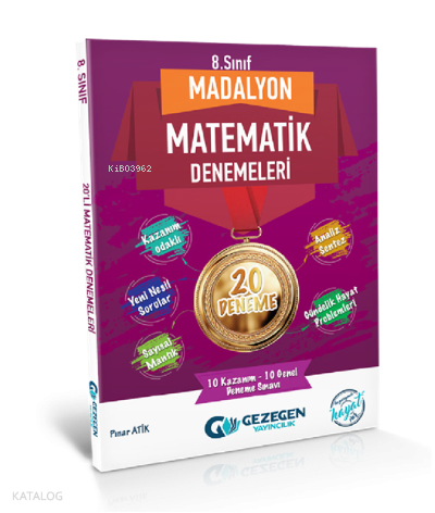 Gezegen - 8. Sınıf Matematik Madalyon Demeleri 20 Deneme