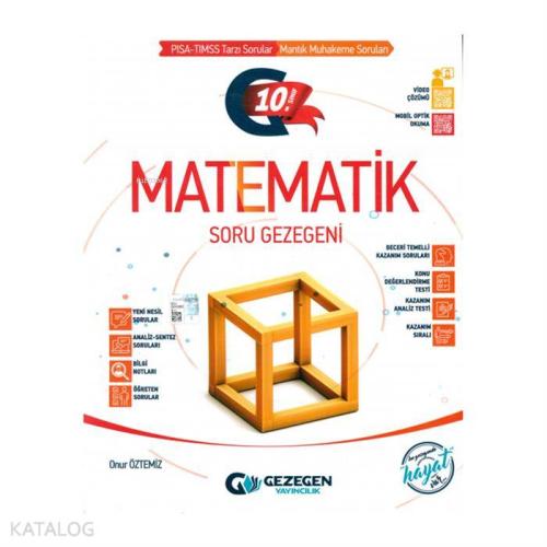 Gezegen Yayınları 10. Sınıf Matematik Soru Gezegeni Gezegen | Onur Özt