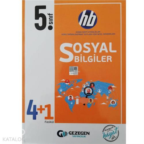 Gezegen Yayınları 5. Sınıf Sosyal Bilgiler hb 4+1 Fasikül Gezegen