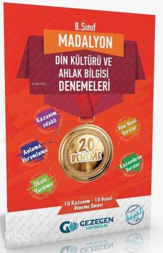 Gezegen Yayınları 8. Sınıf LGS Din Kültürü ve Ahlak Bilgisi Madalyon D