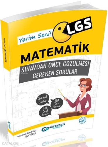 Gezegen Yayınları 8. Sınıf LGS Matematik Sınavdan Önce Çözülmesi Gereken Sorular Gezegen