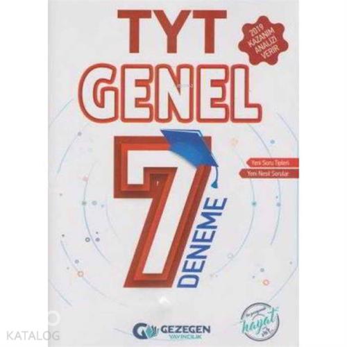 Gezegen Yayınları TYT Genel 7 Deneme Gezegen | Kolektif | Gezegen Yayı