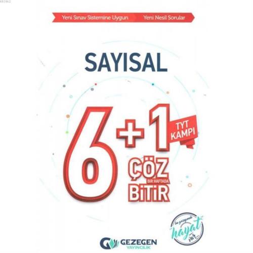 Gezegen Yayınları TYT Kampı Sayısal 6+1 Çöz Bir Haftada Bitir Gezegen 