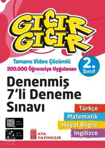 Gıcır Gıcır Denenmiş 7'Li Deneme Sınavı 2,Sınıf | Kolektif | Ata Yayın
