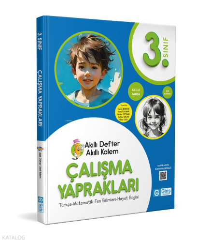 Giriş Yayınları 3. Sınıf Akıllı Defter Akıllı Kalem Çalışma Yaprakları