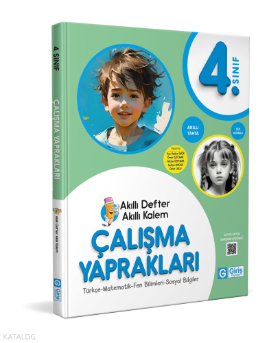 Giriş Yayınları 4. Sınıf Akıllı Defter Akıllı Kalem Çalışma Yaprakları