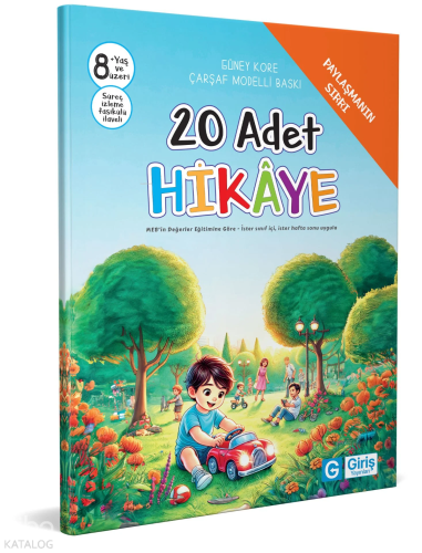 Giriş Yayınları 8+ Yaş ve Üzeri 20 Adet Hikâye