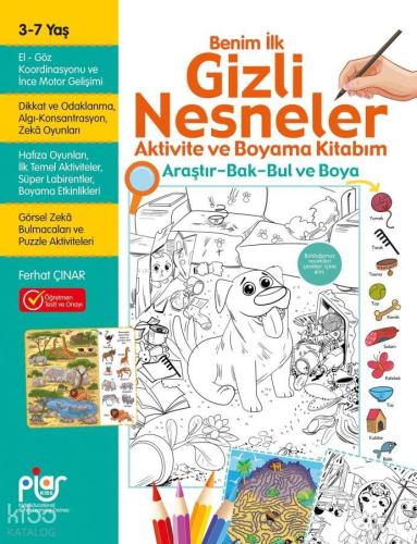 Gizli Nesneler Aktivite ve Boyama Kitabım