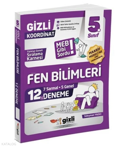 Gizli Yayınları 5. Sınıf Fen Bilimleri 12'li Deneme - MEB Gibi Sordu |
