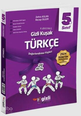 Gizli Yayınları 5. Sınıf Türkçe Gizli Kuşak Değerlendirme Föyleri | Ko