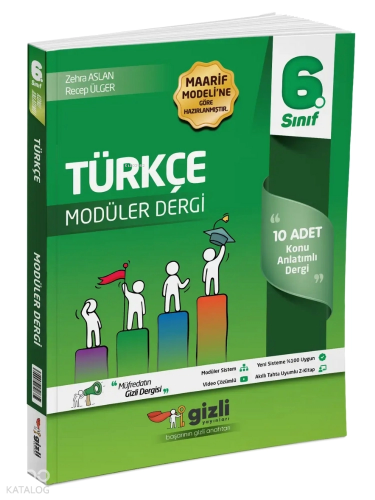 Gizli Yayınları 6. Sınıf Türkçe Müfredatın Gizli Dergisi | Kolektif | 