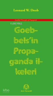 Goebbels’in Propaganda İlkeleri