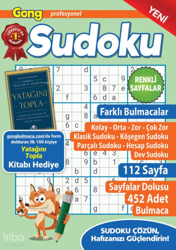 Gong Profesyonel Sudoku 19 | Kolektif | Maxi Yayıncılık