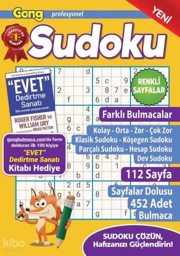 Gong Profesyonel Sudoku 22 | Bertan Kodamanoğlu | Maxi Yayıncılık