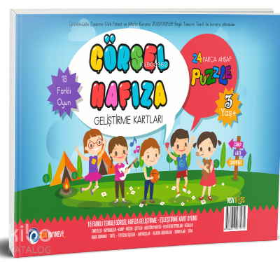 Görsel Hafıza Geliştirme Kartları - 18 Farklı Oyun | Kolektif | NSN Ya