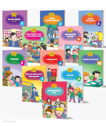 Gözde Sınıf Hikaye Seti (10 Kitap + Değerlendirme Soruları) | Kolektif