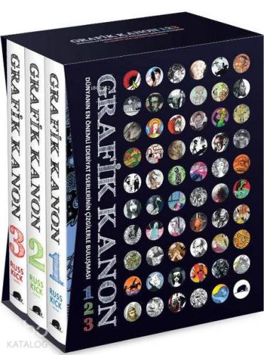 Grafik Kanon  3 Cilt; Dünyanın En Önemli Edebiyat Eserlerinin Çizgilerle Buluşması